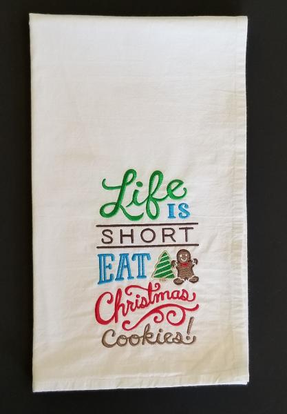 Variety of Christmas Extra Large Flour Sack Towels picture