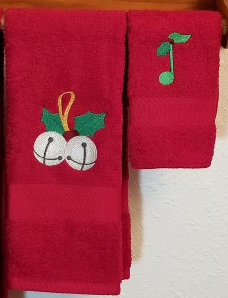 Christmas Music 3 Piece Towel Set picture