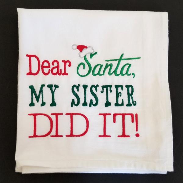 Christmas Extra Large Flour Sack Towels picture