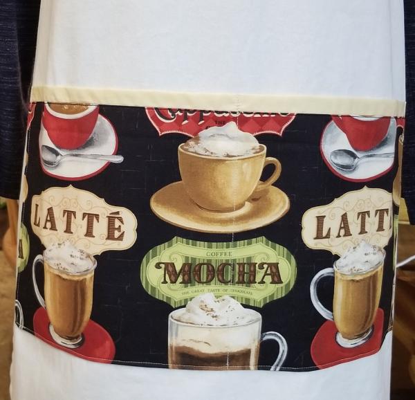 Coffee Makes Me AWESOME Embroidered Adult Apron Great Gift! picture