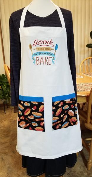 Good Things Come to those who BAKE Embroidered Adult Apron Great Gift! picture