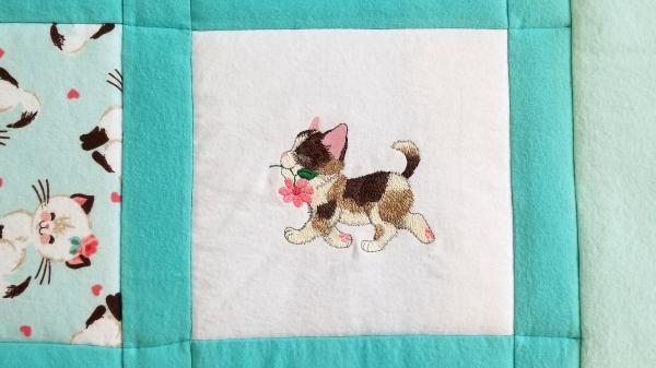 Kittens and Cats Soft Flannel Blanket picture