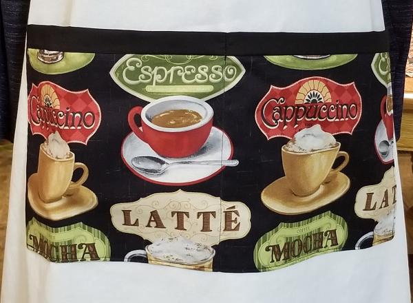 Coffee Makes Me AWESOME Embroidered Adult Apron Great Gift! picture