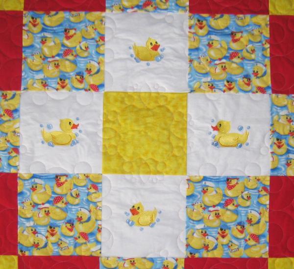 Yellow Ducks Soft Flannel Blanket picture