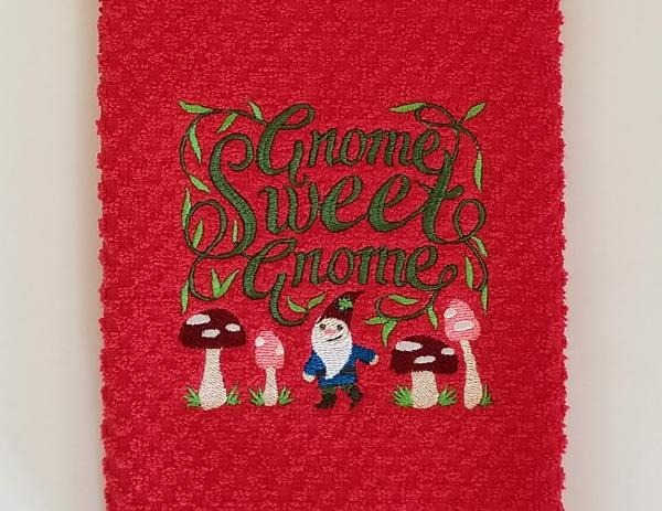 Gnome Kitchen Hand Towel picture