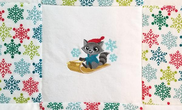 Winter Animals Soft Flannel Blanket picture