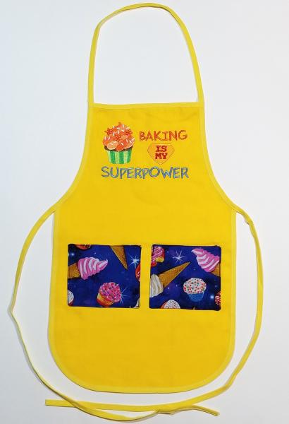 Baking is My Superpower Child Size Apron picture