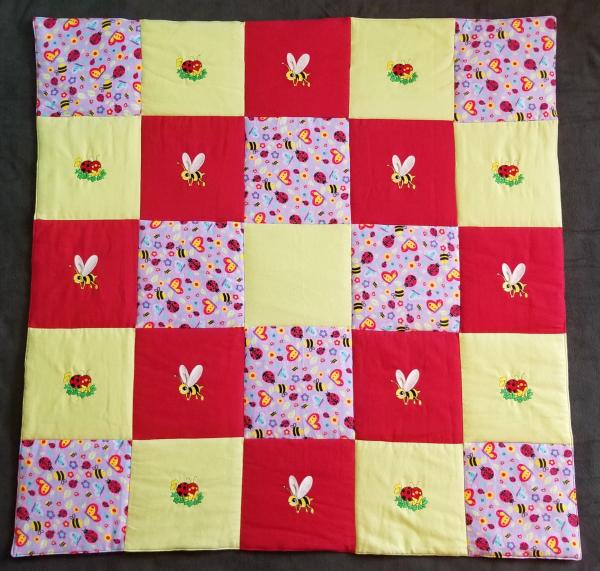 BEES and LADYBUGS Soft Flannel Blanket picture