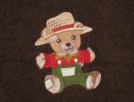 CUTE SCARECROW Teddy Bear Bath and Hand Towel Set