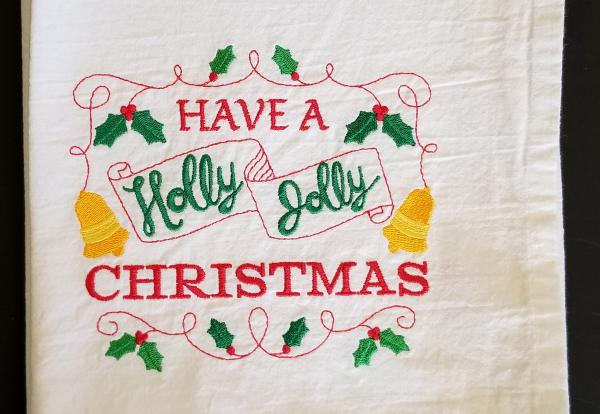 Variety of Christmas Extra Large Flour Sack Towels picture