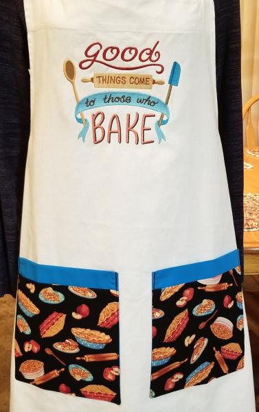 Good Things Come to those who BAKE Embroidered Adult Apron Great Gift!