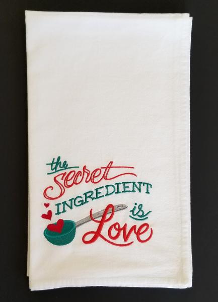 The Secret Ingredient is Love Extra Large Flour Sack Towels picture