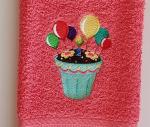Birthday Balloon Hand Towel