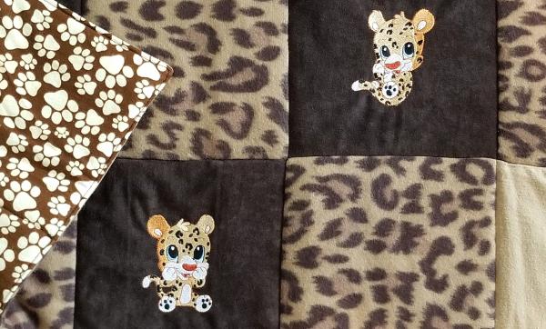 Baby Leopards Soft Blanket