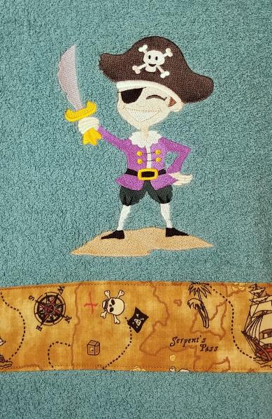 Pirate Bath Towel - Fun Pirate Towels - For All Treasure Seeking Pirates! picture