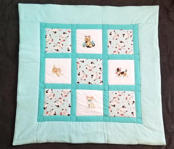Kittens and Cats Soft Flannel Blanket picture