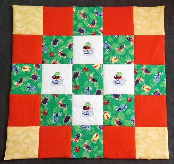 BEETLES and LADYBUGS Soft Flannel Blanket