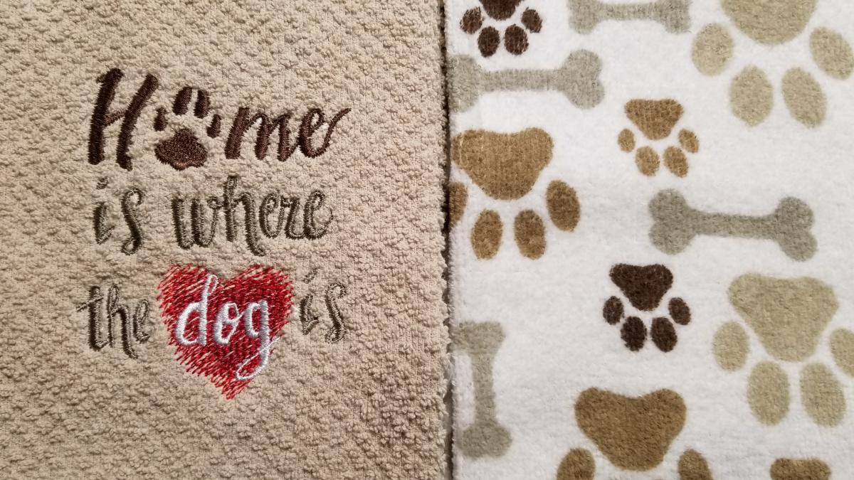 Puppy Dog Theme Kitchen Hand Towel Set picture