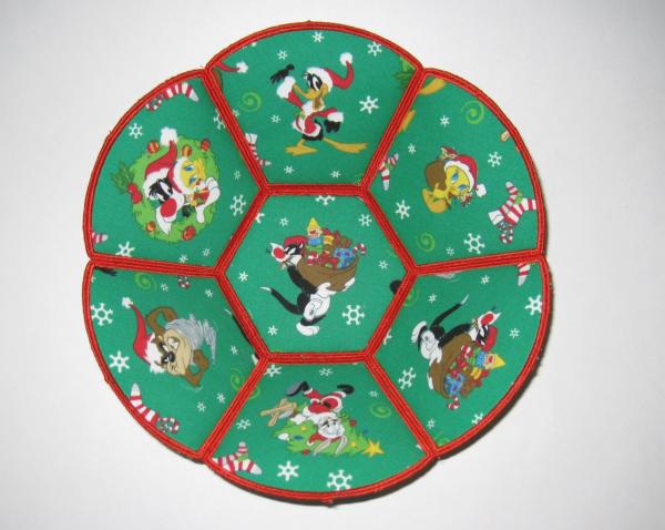 Looney Toons Christmas Decorative Fabric Bowls picture