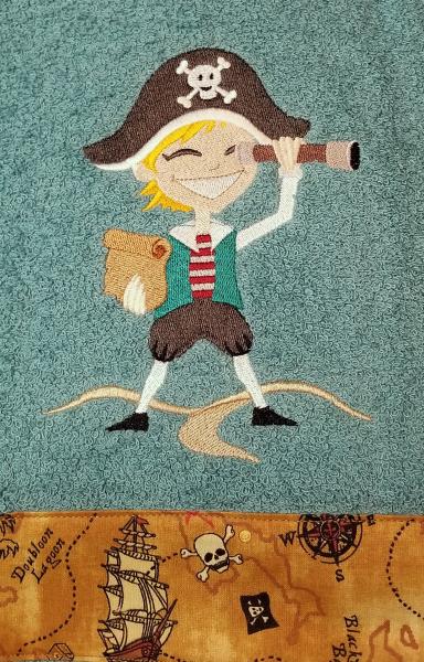 Pirate Bath Towel - Fun Pirate Towels - For All Treasure Seeking Pirates! picture