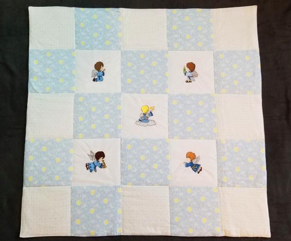 Boy or Girl Angels Soft Flannel Blanket