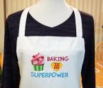 Baking is my Superpower Embroidered Adult Apron Great Gift!