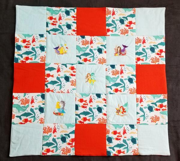 Mermaids Soft Flannel Blanket picture
