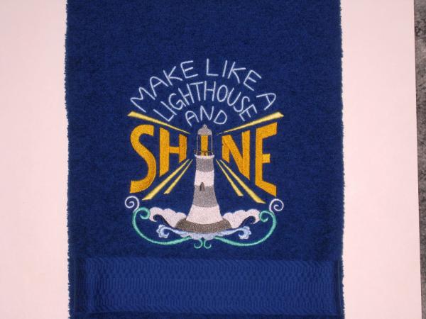 Shine Like a Lighthouse Bath Towel