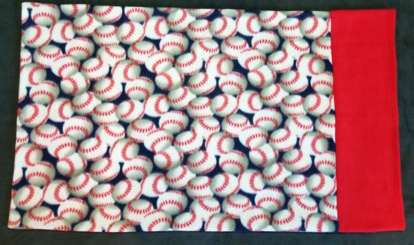Baseball Kids and Adult Size Fleece Pillowcase picture