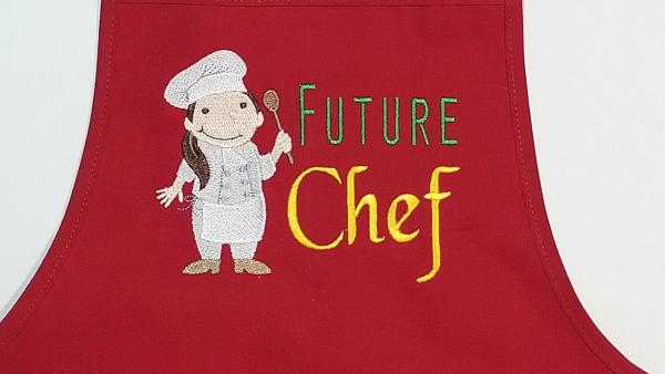 Future Chef Girl Child Size Aprons picture