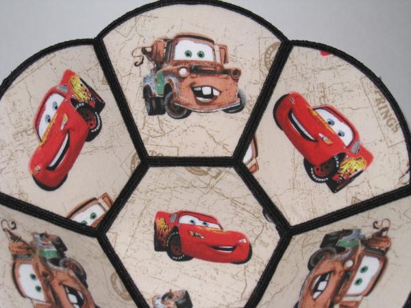 Cars Lightning McQueen and Mater Disney Decorative Fabric Bowls picture