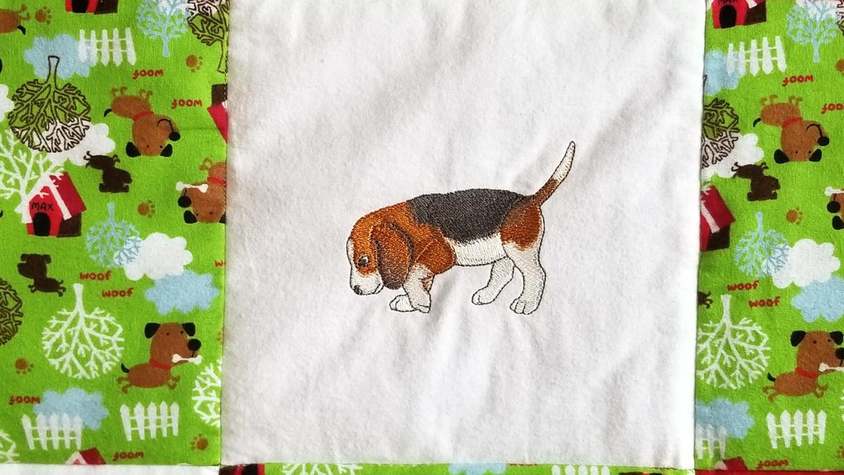 Puppies Soft Flannel Blanket picture