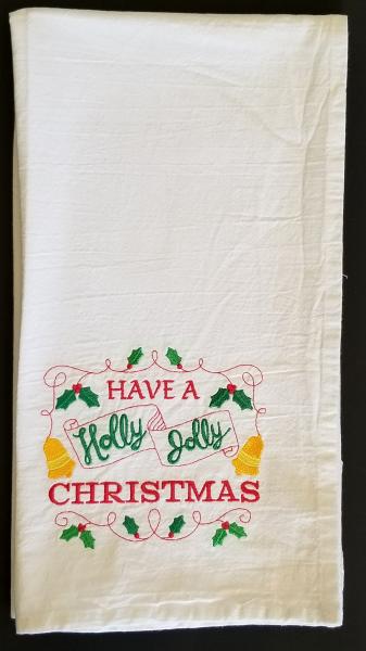 Variety of Christmas Extra Large Flour Sack Towels picture