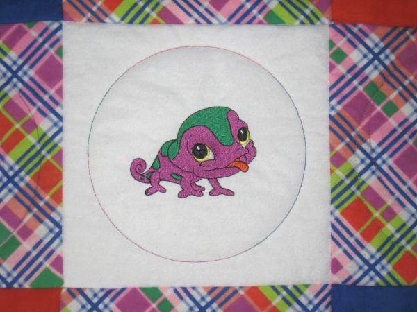 Baby Chameleons Soft Flannel Blanket picture