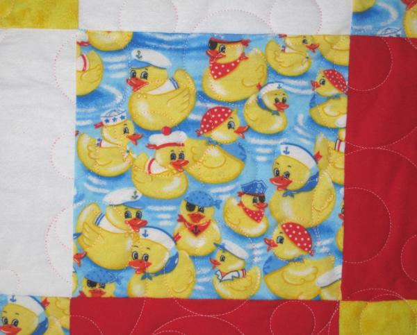 Yellow Ducks Soft Flannel Blanket picture