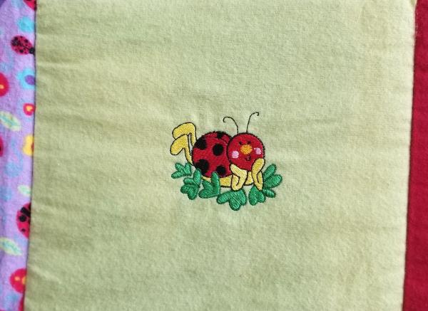 BEES and LADYBUGS Soft Flannel Blanket picture