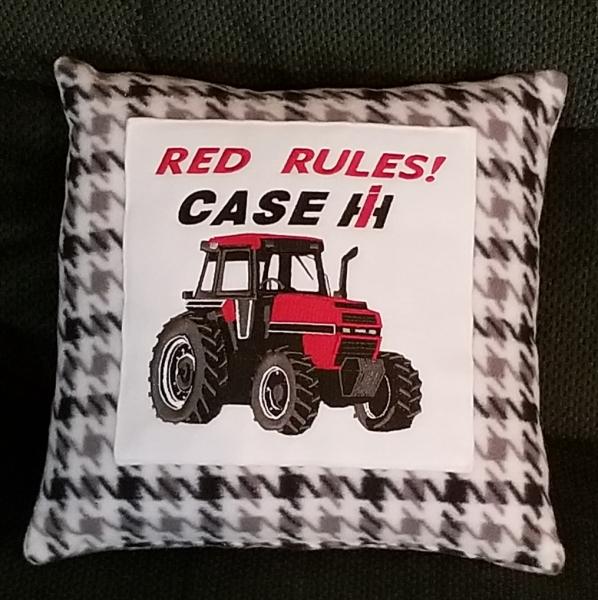 Red Tractor Pillows picture