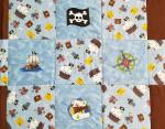 Pirate Theme Soft Flannel Blanket