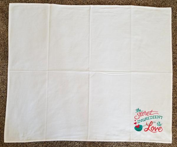 The Secret Ingredient is Love Extra Large Flour Sack Towels picture