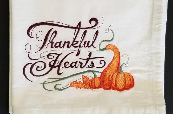 Thanksgiving Extra Large Flour Sack Towels picture