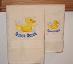 Yellow Duck Bath Towels and Sets