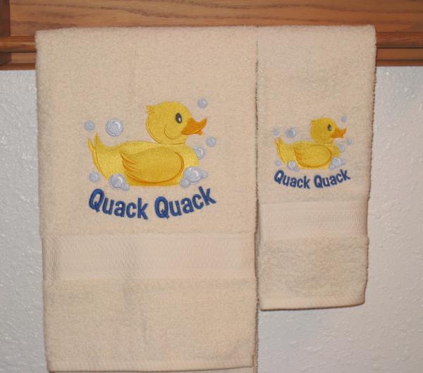 Yellow Duck Bath Towels and Sets picture