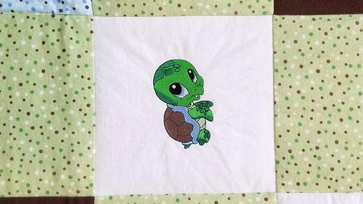 Baby Turtles Soft Flannel Blanket picture
