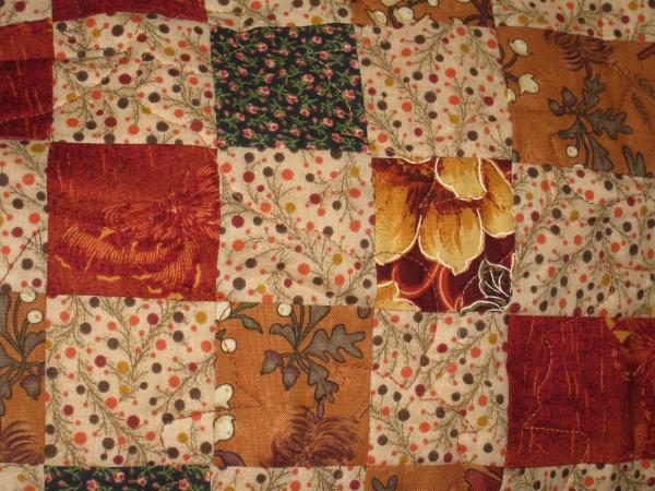 BEAUTIFUL AUTUMN QUILT Fall Colors Blanket for Queen Size Bed Leaves Quilt Design Fall Home Decor or Hunter's Lodge Maple Leaf Quilt Pattern picture