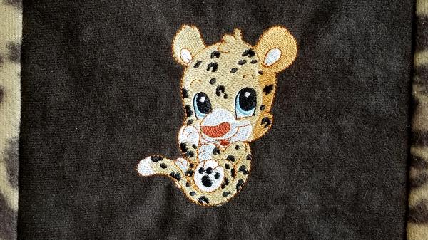 Baby Leopards Soft Blanket picture