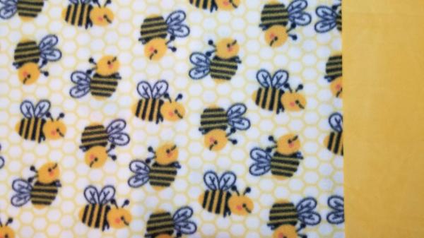 Bumble Bees Adult Size Fleece Pillowcase picture