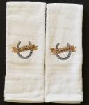 Cowboy and Cowgirl Hand Towel Set