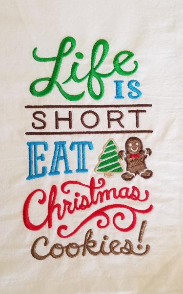 Variety of Christmas Extra Large Flour Sack Towels picture