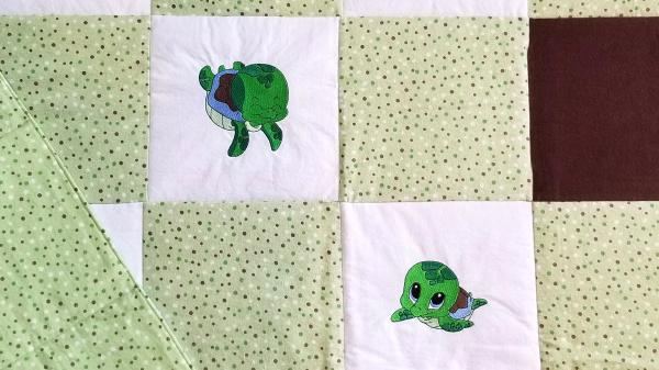 Baby Turtles Soft Flannel Blanket picture