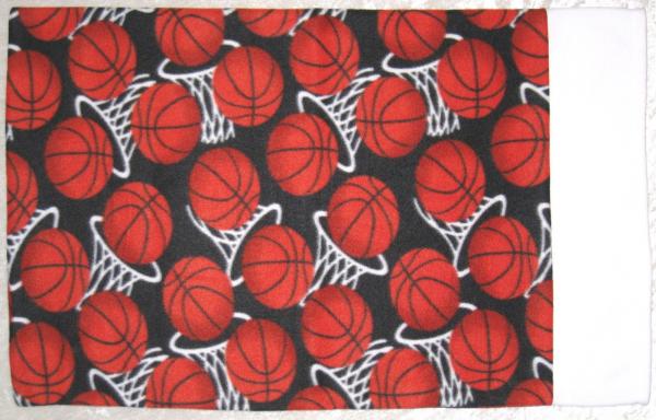 Basketball Adult Size Fleece Pillowcase